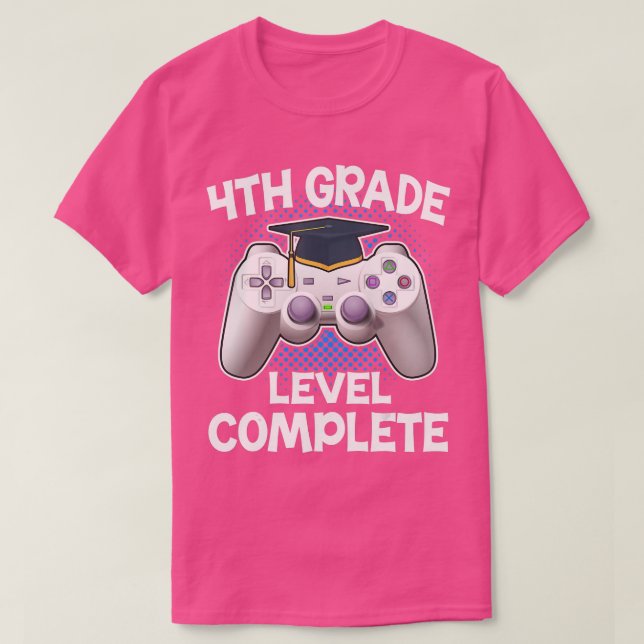T-shirt 4e Niveau Classe Complète De 2022 Graduation (Design devant)