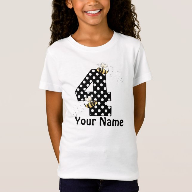 T-Shirt 4ème L'anniversaire personnalisé gaffent le (Devant)