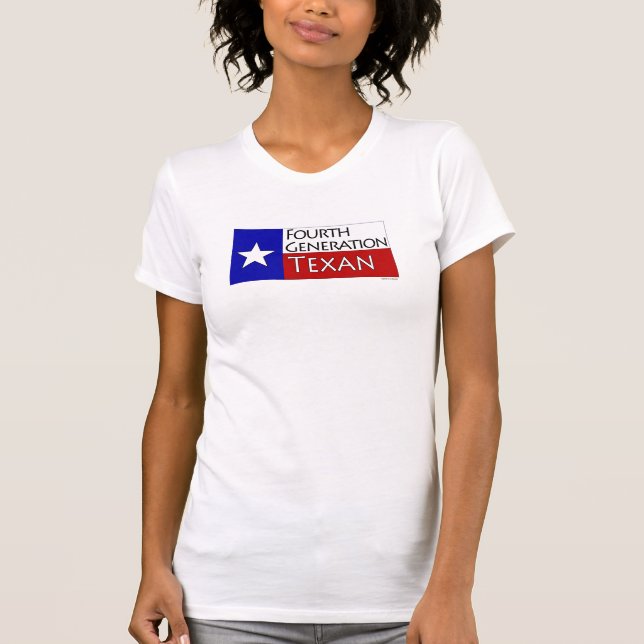 T-shirt 4ème Texan de génération (Devant)
