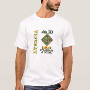 T-shirt 4ème Vétéran du Vietnam de Division d'infanteri