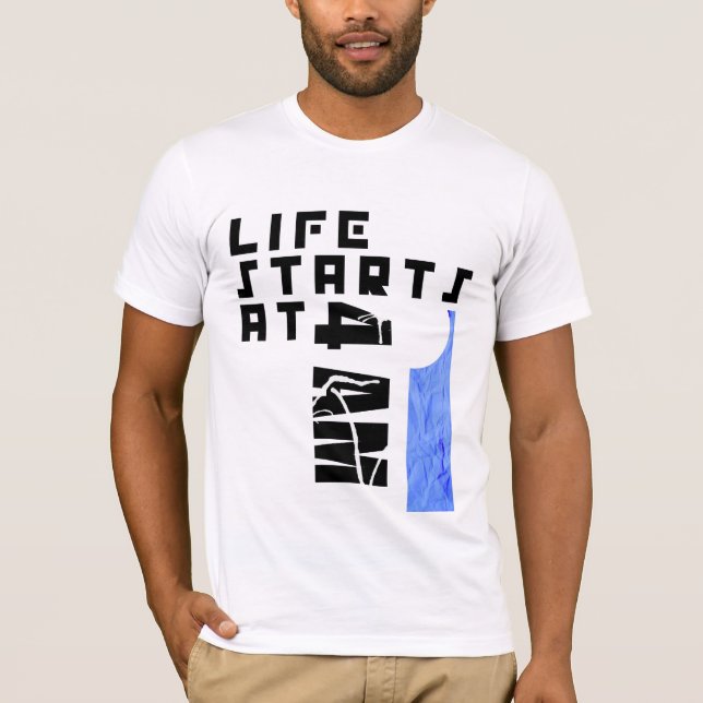 T-shirt 4h du matin (Devant)