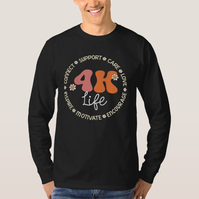 T-shirt 4K Life Appreciation Week Back to School (Devant)