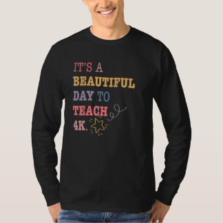 T-shirt 4k Teacher kindergarten teacher pre k teacher