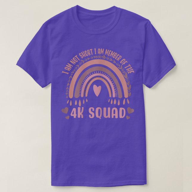 T-shirt 4K Teacher Squad, Fin De L'Année 4K Teacher  (Design devant)