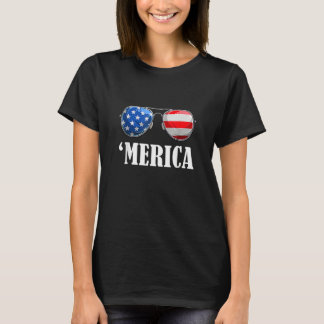 T-shirt 4th July America Independence Day Patriot USA Mens