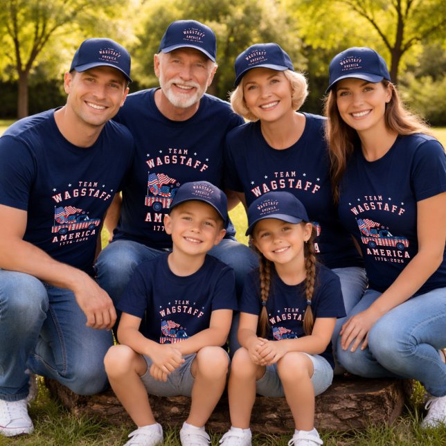 T-shirt 4th Of July Family Photos Matching Group Customize (Créateur téléchargé)