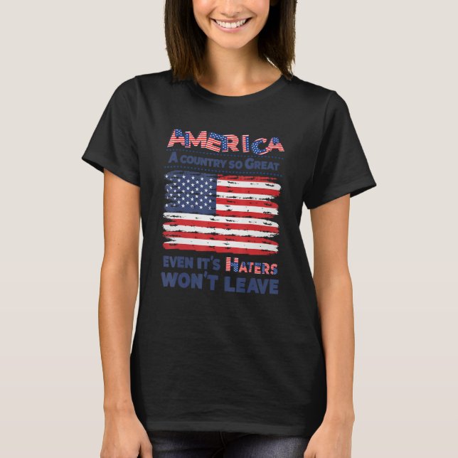 T-shirt 4th of July  for Men Women America a country so gr (Devant)