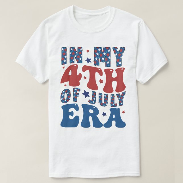 T-shirt 4th of July Shirt Independence Day patriotic (Design devant)