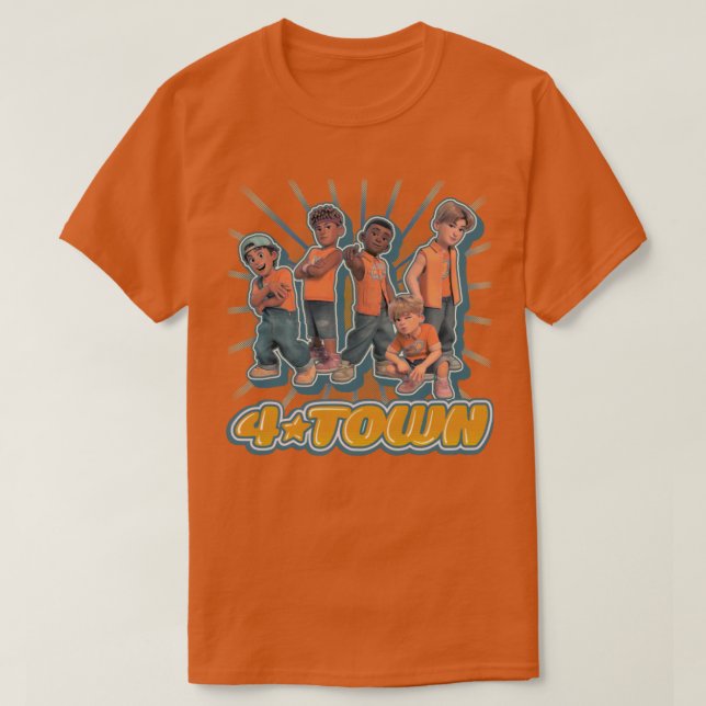 T-shirt 4TOWN Turning Red Merch (Design devant)