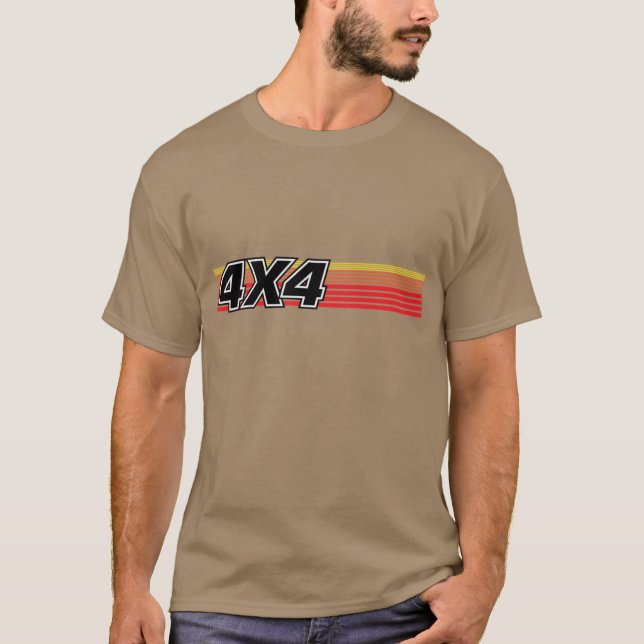 T-shirt 4X4 des années 80 (Devant)