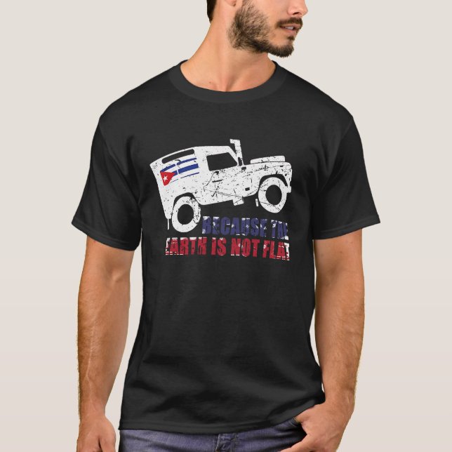 T-shirt 4x4 Earth Rover Cuba (Devant)