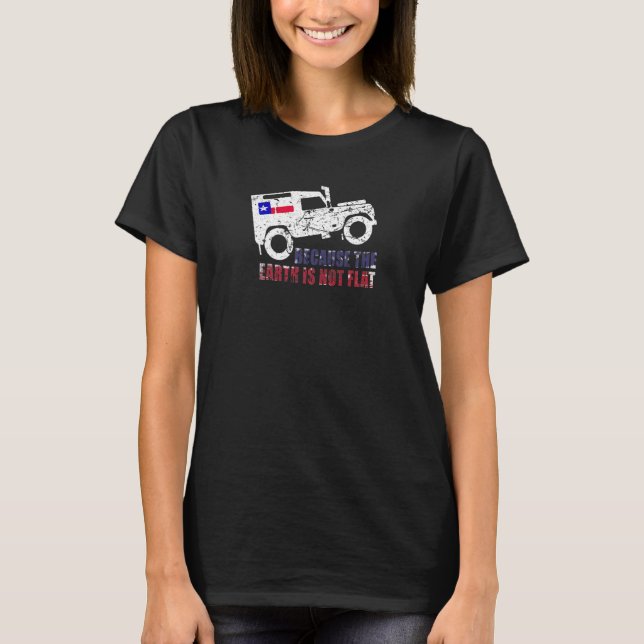 T-shirt 4x4 Earth Rover Texas (Devant)