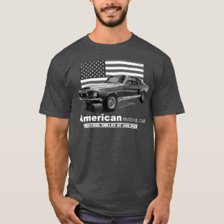 T-shirt 500 American Muscle 60s les années 70 Old est Gold