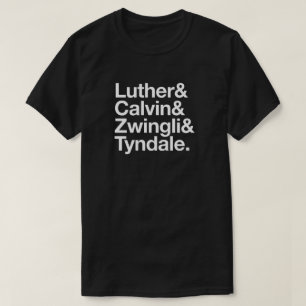 T-shirt 500th Chemise de Luther Calvin de réforme