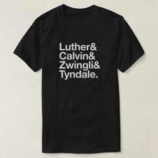 T-shirt 500th Chemise de Luther Calvin de réforme