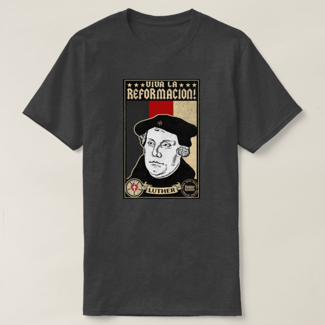 T-shirt 500th Chemise de Luther de réforme d'anniversaire (Design devant)