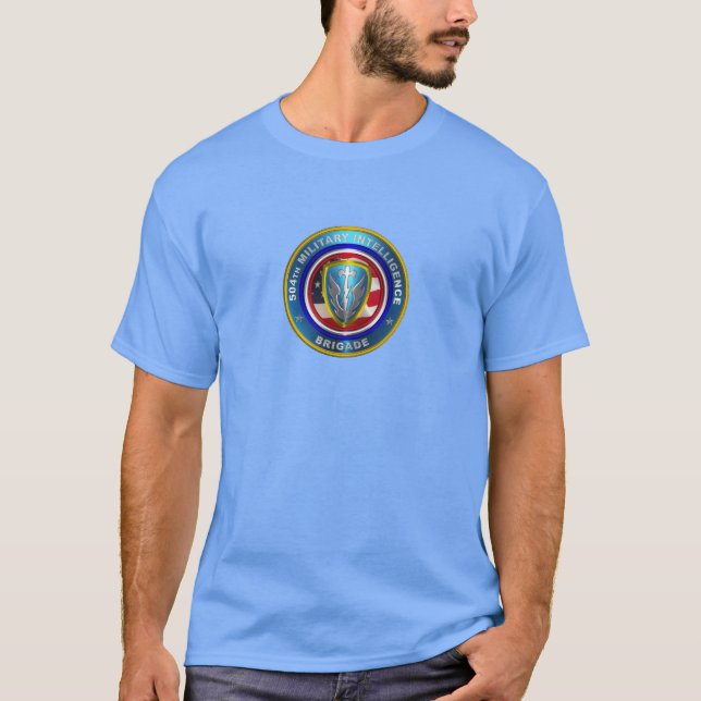 T-shirt 504e brigade de renseignement militaire (Devant)