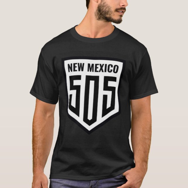 T-shirt 505 New Mexico Area Code For Albuquerque NM (Devant)