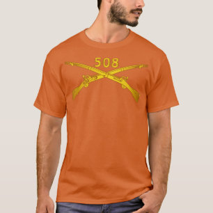T-shirt 508e Division du régiment d'infanterie wo Txt X
