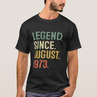 T-shirt 50 50Th Legend Since August 1973