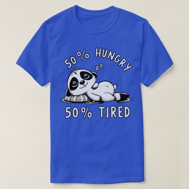 T-shirt 50 Affamés 50 Meerkat fatigué (Design devant)