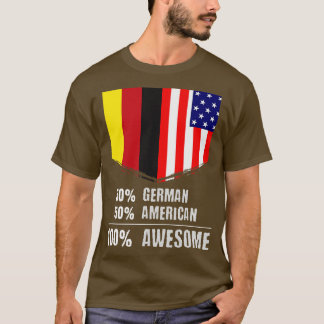 T-shirt 50 Allemand 50 Américain 100 Immigrant stupéfiant