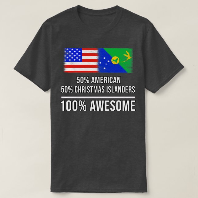 T-shirt 50 Américains 50 Islanders de Noël 100 Gif fantast (Design devant)
