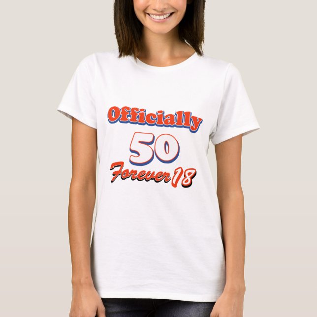 T-shirt 50 années et encore agile (Devant)