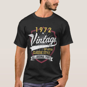 T-shirt 50 Anniversaire 1972 Edition Limitée
