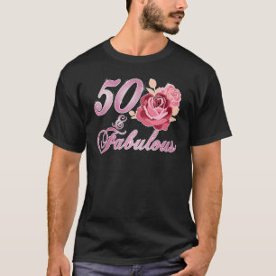 T-shirt 50 ans 50 ans et fabuleux depuis 1972 50e annivers