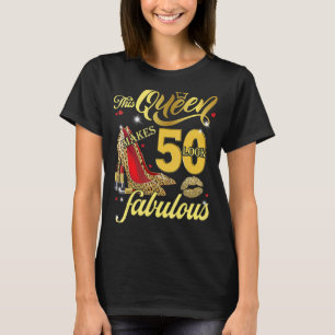 T-shirt 50 ans 50 ans et fabuleux depuis 1972 50e annivers