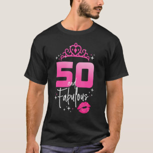 T-shirt 50 ans 50 ans et fabuleux depuis 1972 50e annivers