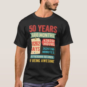 T-shirt 50 ans 50e anniversaire Décorations Bda