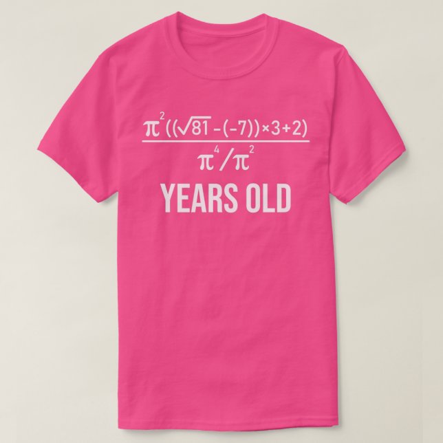 T-shirt 50 Ans Algebra Équation drôle 50e Anniversaire (Design devant)