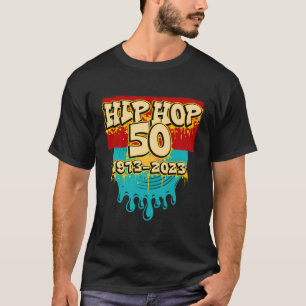 T-shirt 50 Ans De Célébration Du 50E Anniversaire Hip hop