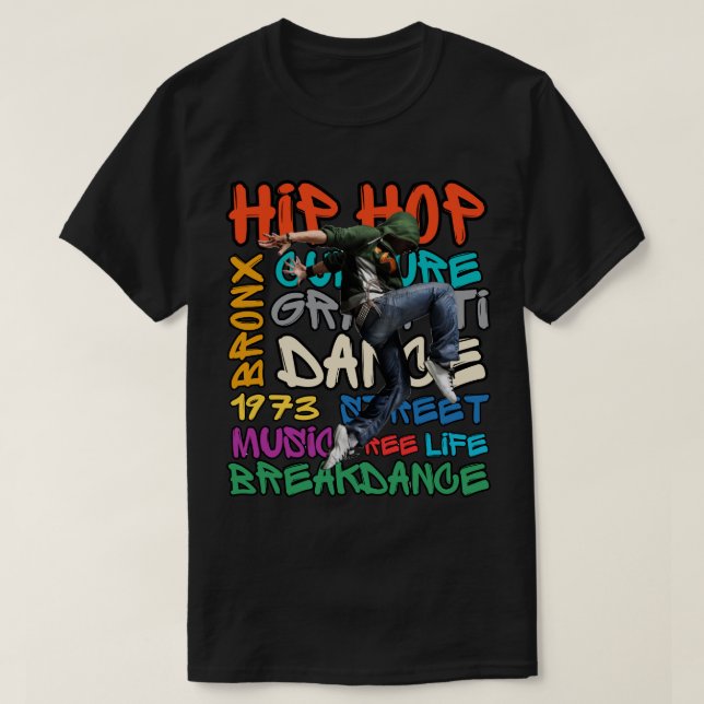 T-shirt 50 ans de Hip Hop (Design devant)