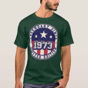 T-shirt 50 ans de légende depuis 1973 50e anniversaire