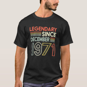 T-shirt 50 ans de légende depuis décembre 1971 50e Bir