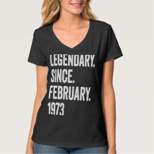 T-shirt 50 ans de légende depuis février 1973 50th Bi