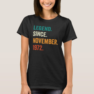 T-shirt 50 ans de légende depuis novembre 1972 50e oiseau