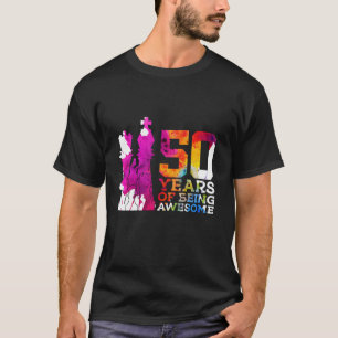 T-SHIRT 50 ANS D'ÊTRE ÉTONNÉ ÉCHEC 50E ANNIVERSAIRE LONGTE