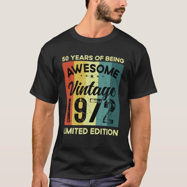 T-shirt 50 Ans D'Être Impressionnant T S Limited Edition V (Devant)