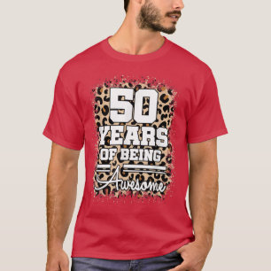 T-shirt 50 ans d'être merveilleux 50e anniversaire mignonn