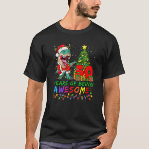 T-shirt 50 Ans D'Être Un Magnifique Dinosaure 50E Annivers