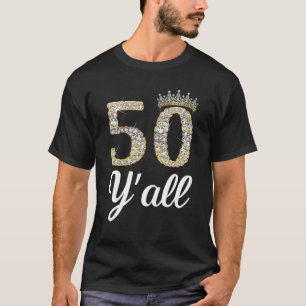 T-shirt 50 Ans Reine Anniversaire Fête Vintage 50E Anniver