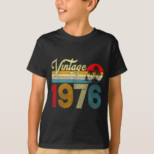 T-shirt 50 Ans Vieux 1976 50e Anniversaire Hommes Femmes