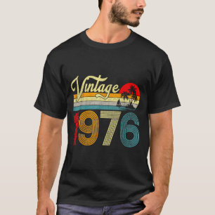 T-shirt 50 Ans Vieux 1976 50e Anniversaire Hommes Femmes