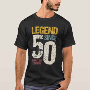 T-shirt 50 Ans Vintage 1972 50E Anniversaire Décoration