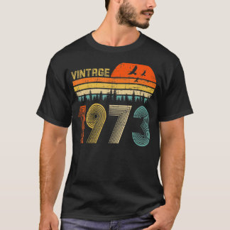T-shirt 50 ans Vintage 1973 50e anniversaire 34