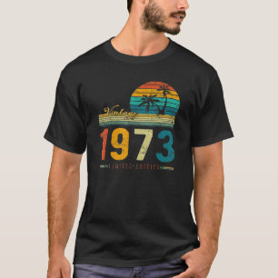 T-shirt 50 Ans Vintage 1973 Fabriqué En 1973 50e Anniversa
